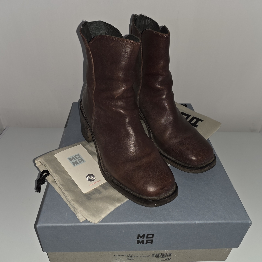 Moma Tronchetta Donna Leather Ankle Boots